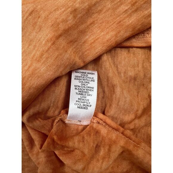 Cato est 1946 Top Womens Medium Orange 3/4 Sleeve Howdy Fall Graphic‎ - Picture 12 of 12